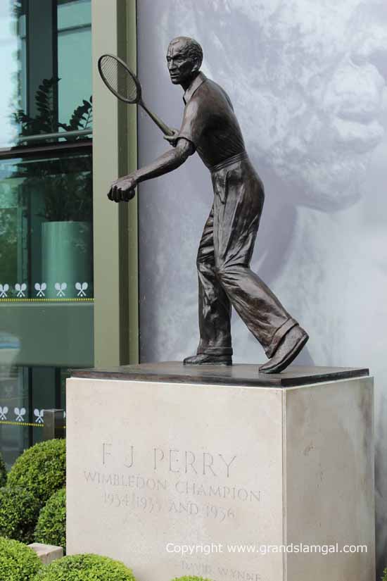 Statue of Fred Perry