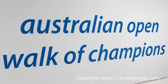australian open walk of champions