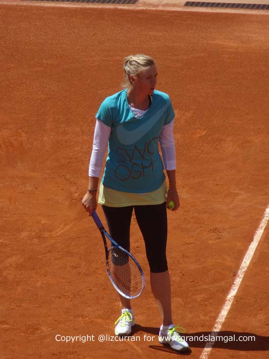 Maria Sharapova at Roland Garros 2013