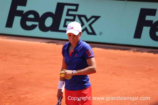 Ash Barty at the 2012 French Open
