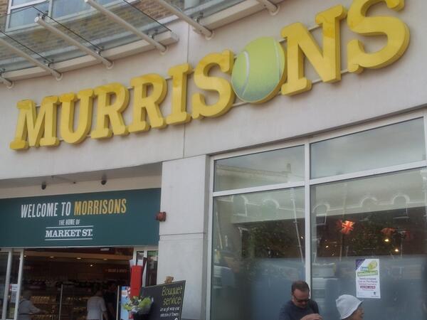 Morrisons in Wimbledon town centre has become MURRISONS