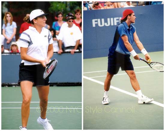 Monica Seles and Tommy Haas from 2000