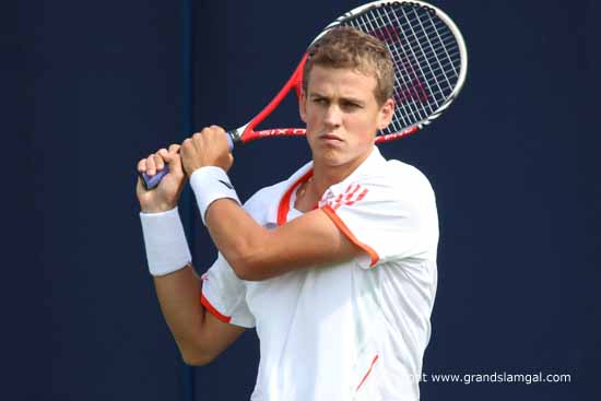 Pospisil at Queens in 2012