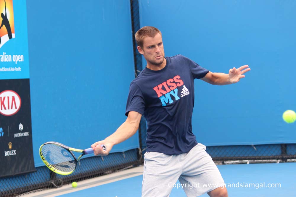 Mikhail Youzhny - showing he was there