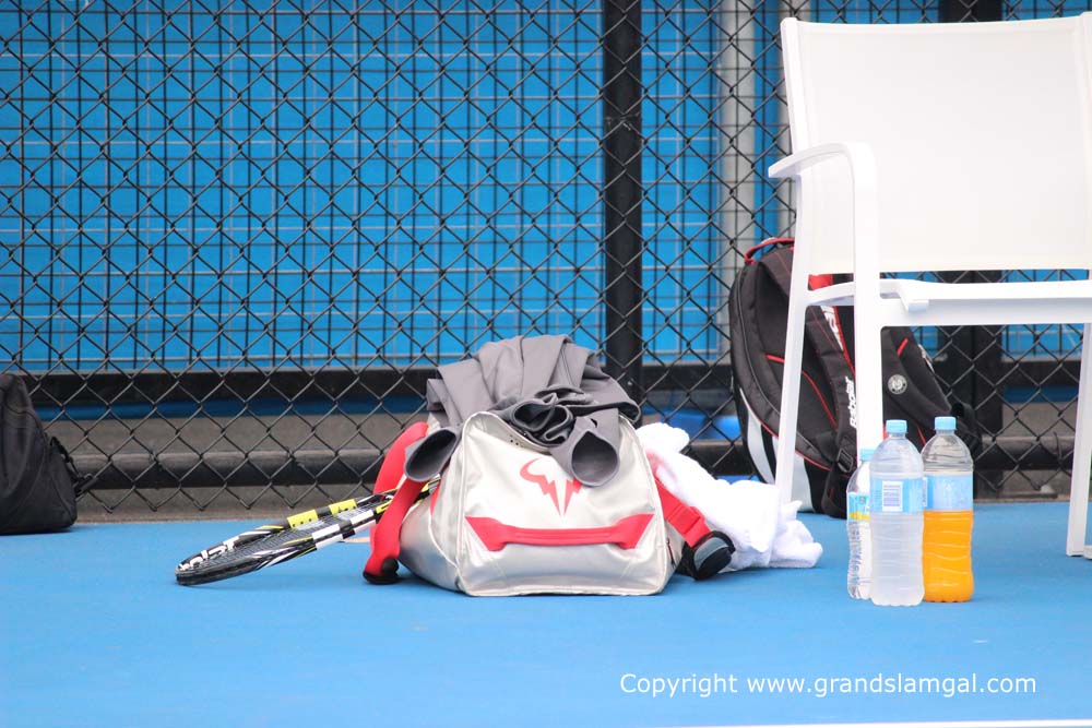 AO2014 Day 8 Rafael Nadal Practice0014