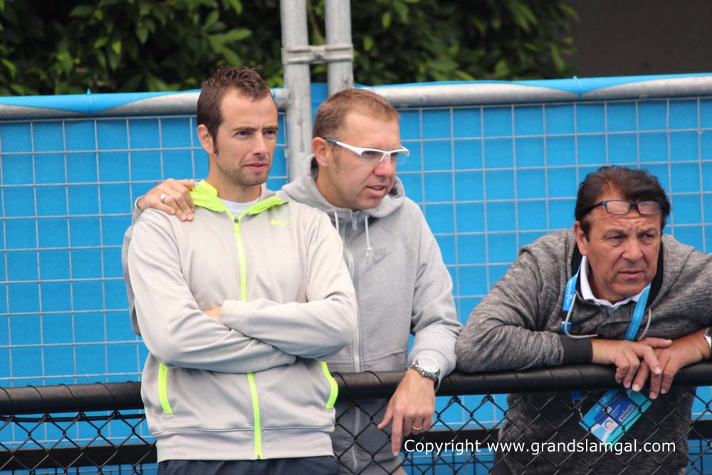 AO2014 Day 8 Rafael Nadal Practice0015