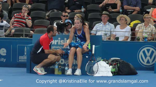 Aus Open No.8 seed Jelena Jankovic at the Brisbane International