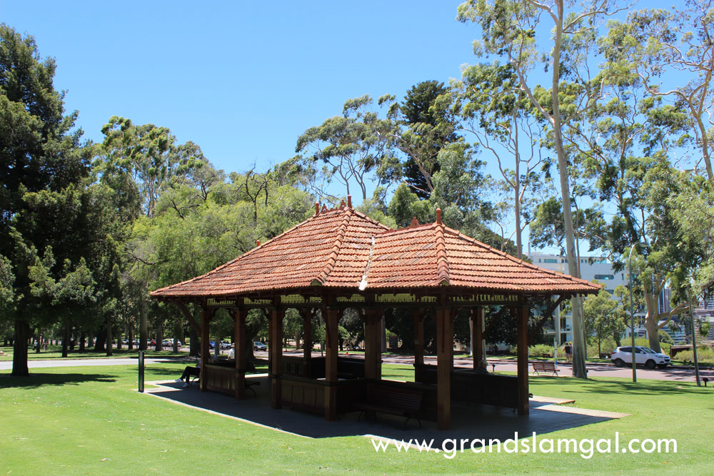 BBQs and covered areas in King's Park