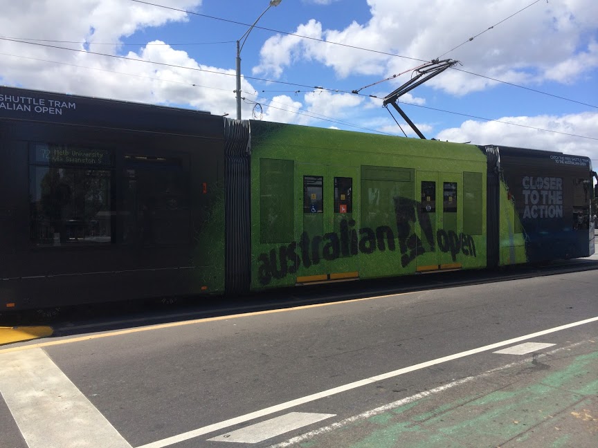One of the AO Trams