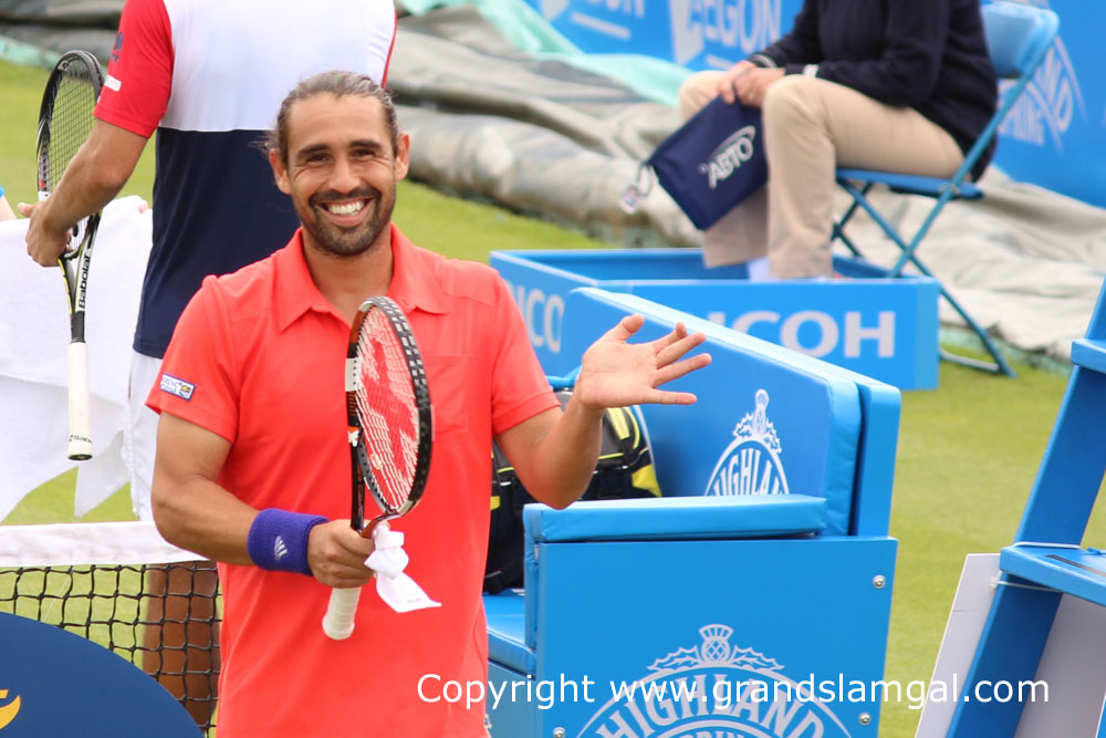 Baghdatis smiling after his quarterfinal win 