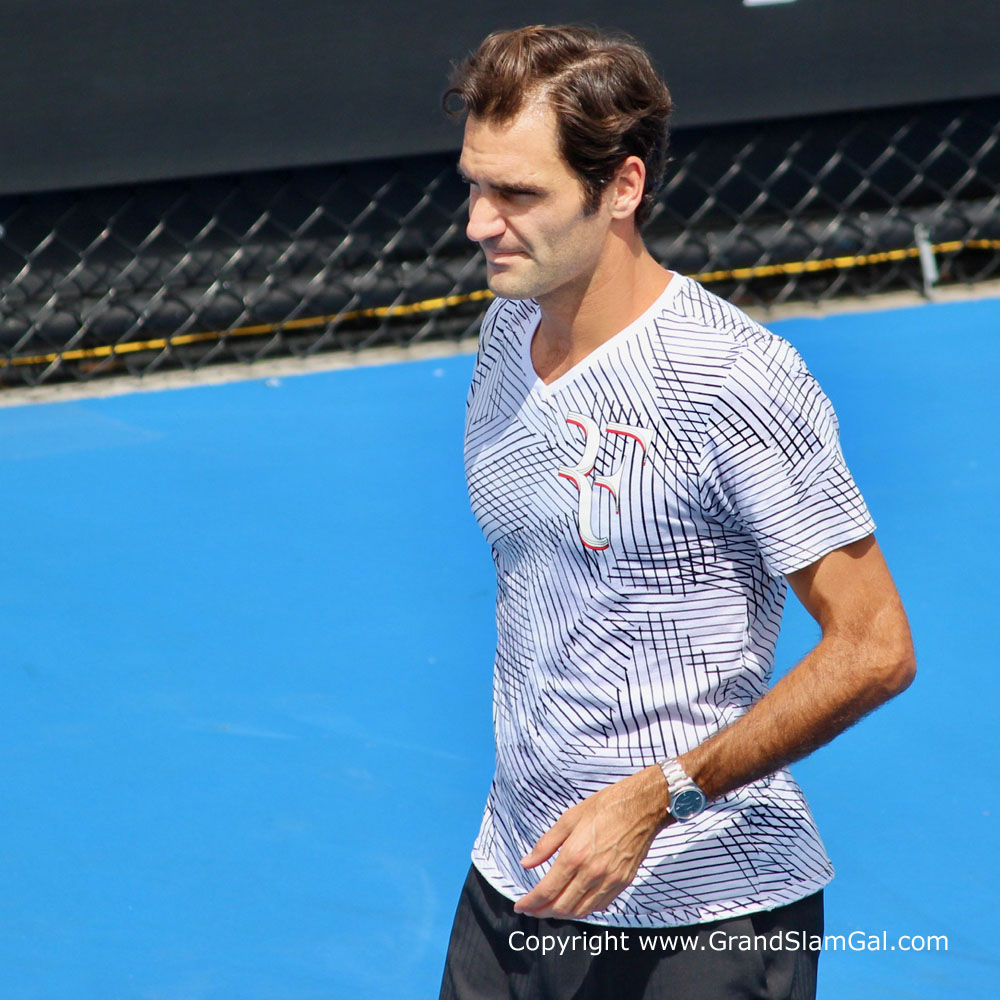 Australia Terbuka 2017: Foto Latihan Roger Federer Hari 8 & 9